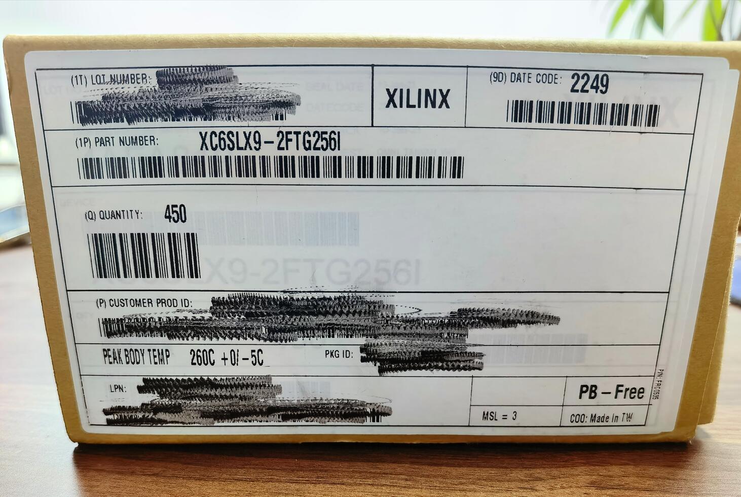 XC6SLX9-2FTG256I